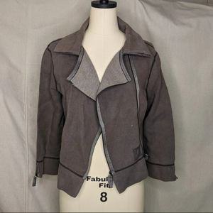 Annette Gortz Gray Oatmeal Jacket Size 6 / Medium / Eur 38